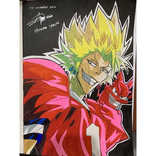 Jual gambar Tangan Hiruma Yoichi | Shopee Indonesia