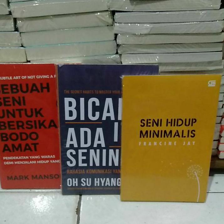 Jual J Paket 3 Buku Bicara Itu Ada Seninya Sebuah Seni Untuk Bersikap