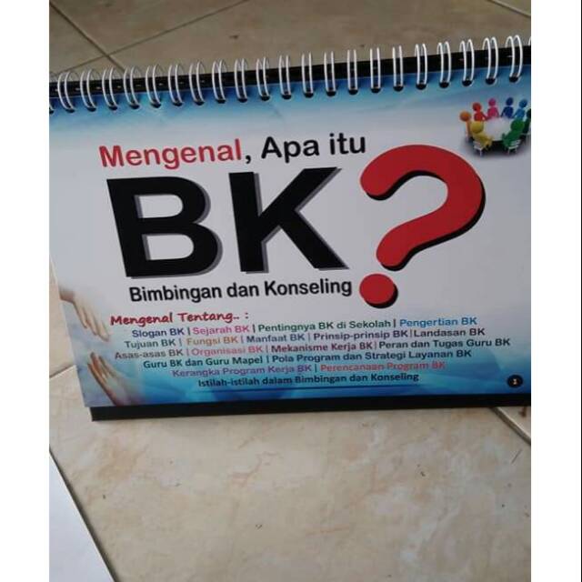 Jual Mengenal apa itu BK ? Bimbingan Dan KONSELING. Media ini dapat