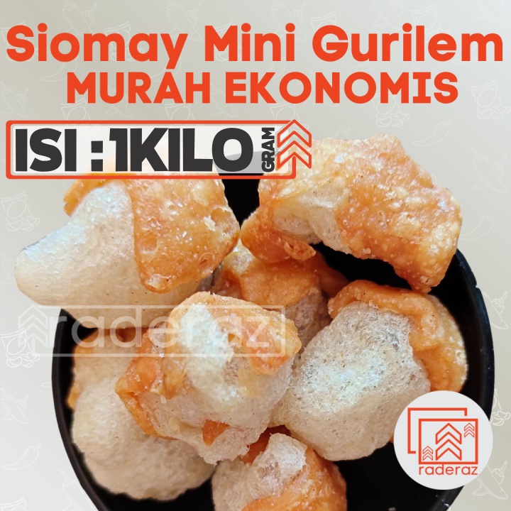 Jual Siomay Mini Gurilem Ekonomis 1kg Toping Baso Aci Cuanki Seblak By