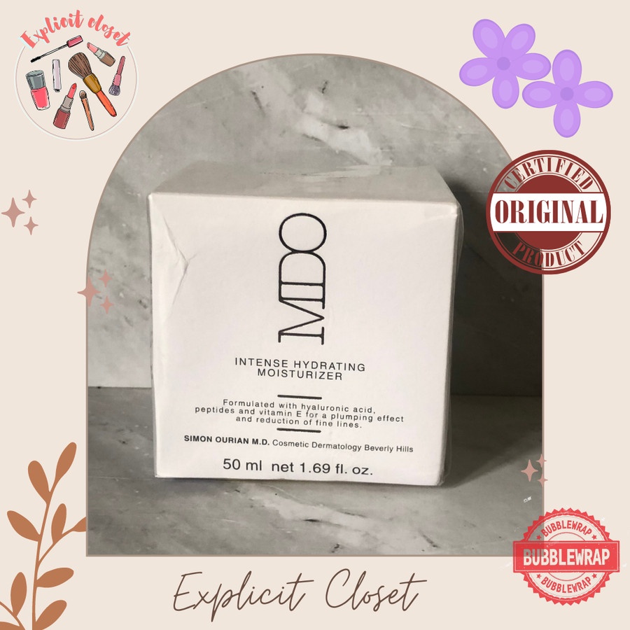 Jual MDO SKIN BY SIMON OURIAN Intense Hydrating Moisturizer Shopee