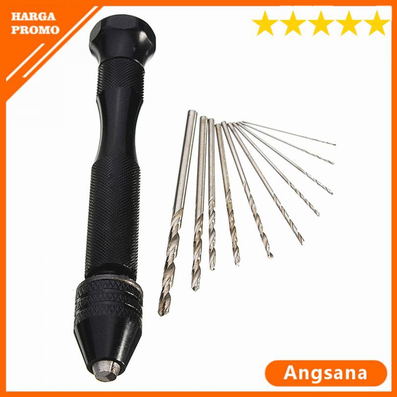 Jual Promo Bor Tangan Manual Twist Drills Dengan Mata Bor Alat