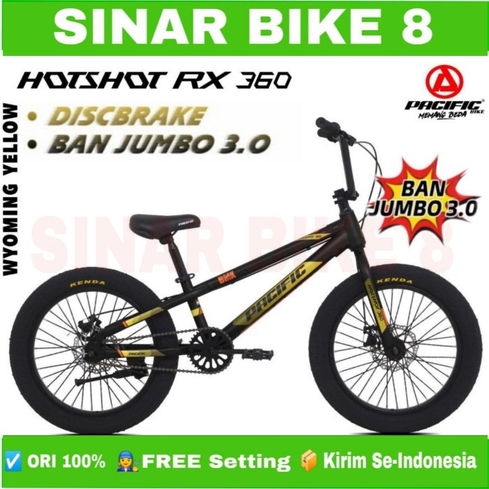 Jual Sepeda Anak Laki BMX PACIFIC HOTSHOT RX 360 Ukuran 20 Inch Rem ...