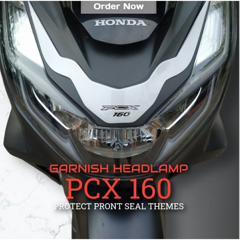 Jual garnish lampu pcx 160 / garnish headlamp pcx 160 Shopee Indonesia