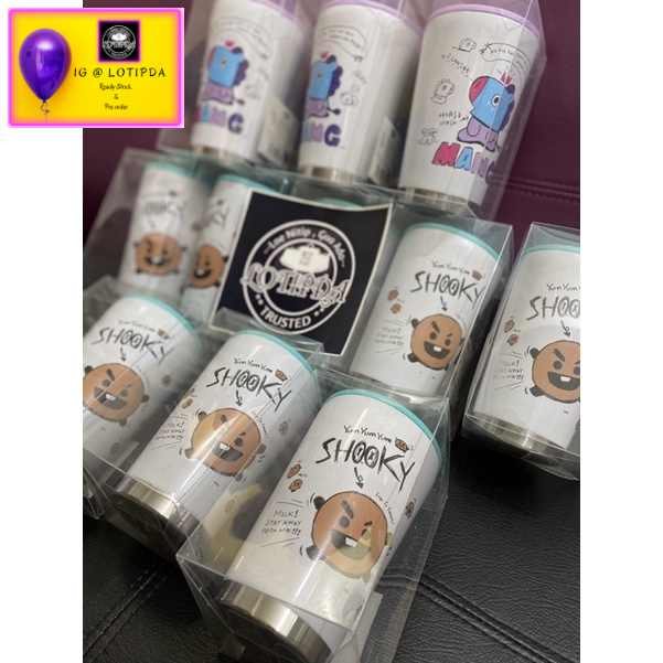 Jual READY STOCK - BT21 TUMBLER CUP OFFICIAL FROM LINE FRIENDS KOREA ...