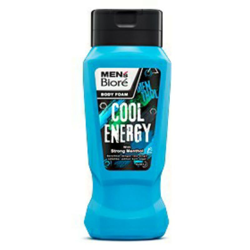 Jual Biore men's cool energy body foam strong menthol 100ml sabun mandi ...