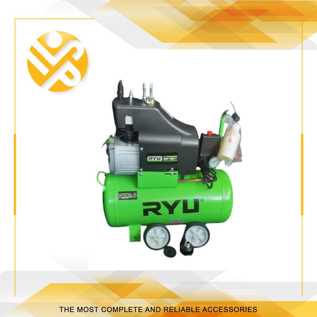 Jual RYU Mesin Kompressor RCP 200 - 1 / Compressor 2 HP 35 LIter ...
