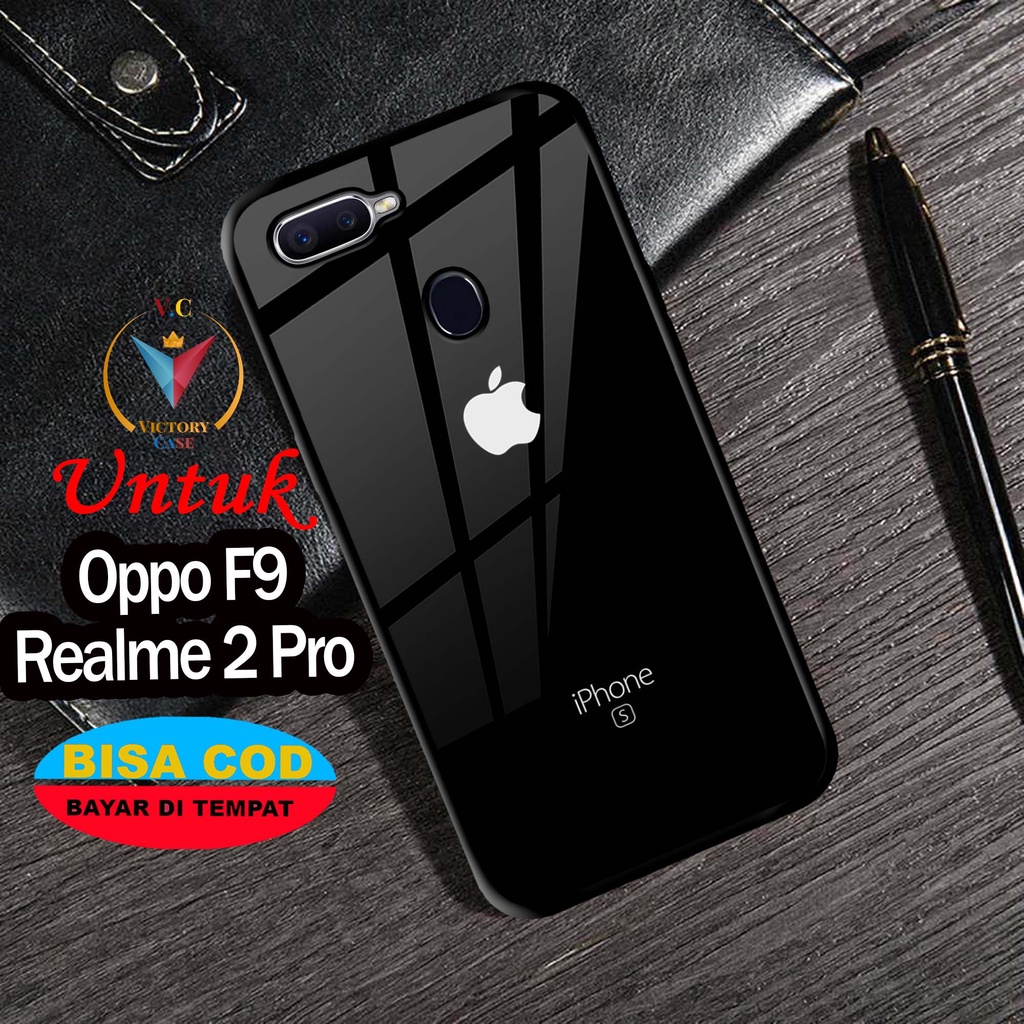 Jual VC Case Oppo F9 Realme Pro Motif APL Case Hp Glossy Casing
