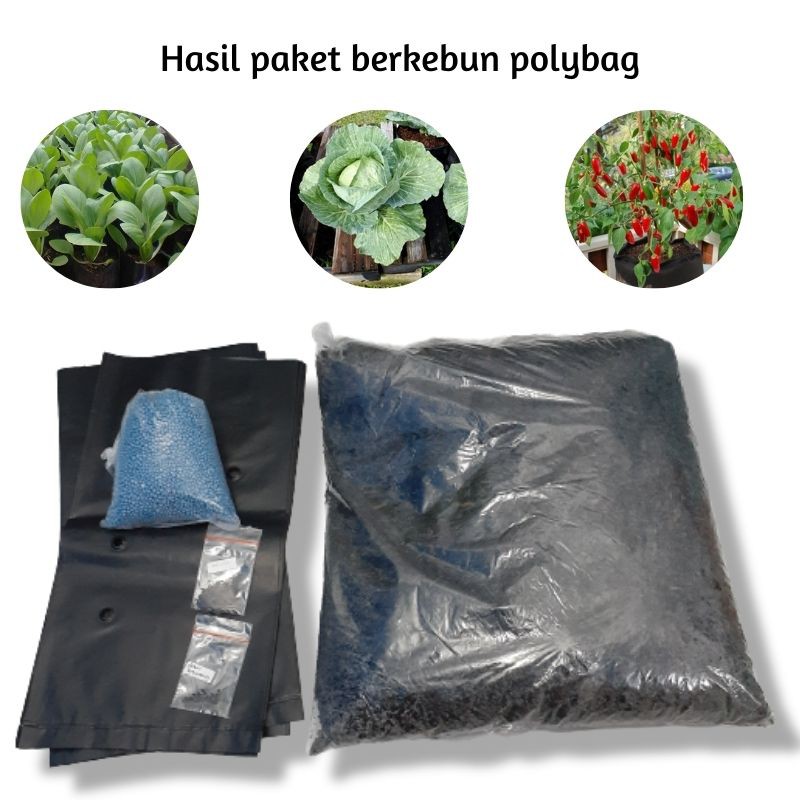 Goodfarm - Paket Berkebun Polybag Lengkap Sampai Panen