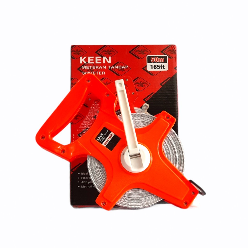 Jual Meteran Tancap 30 Meter KEEN / FRT - Meteran Roll Fiber - Meteran ...