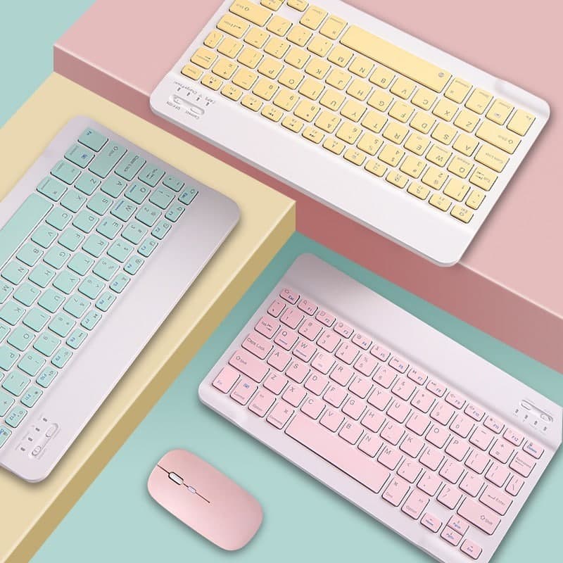 Jual keyboard HP android wireless bisa pakai mouse | Shopee Indonesia
