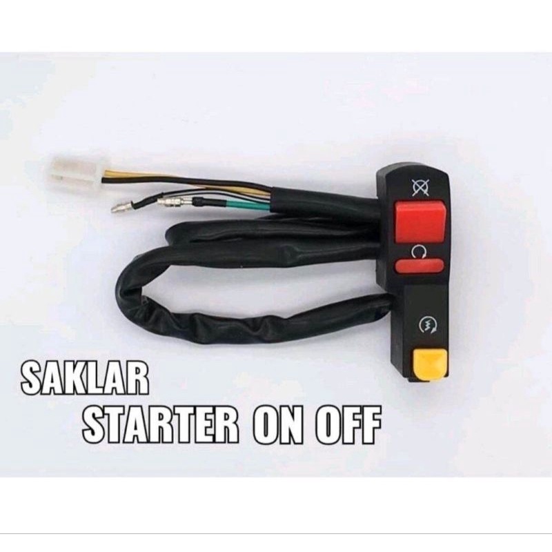Jual Saklar on off stang plus starter universal cocok untuk semua jenis ...
