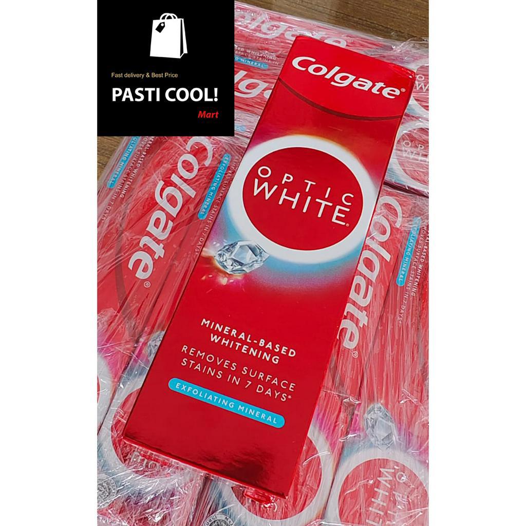 Jual COLGATE Optic White Exfoliating Mineral 100gram ED 2025 | Shopee ...