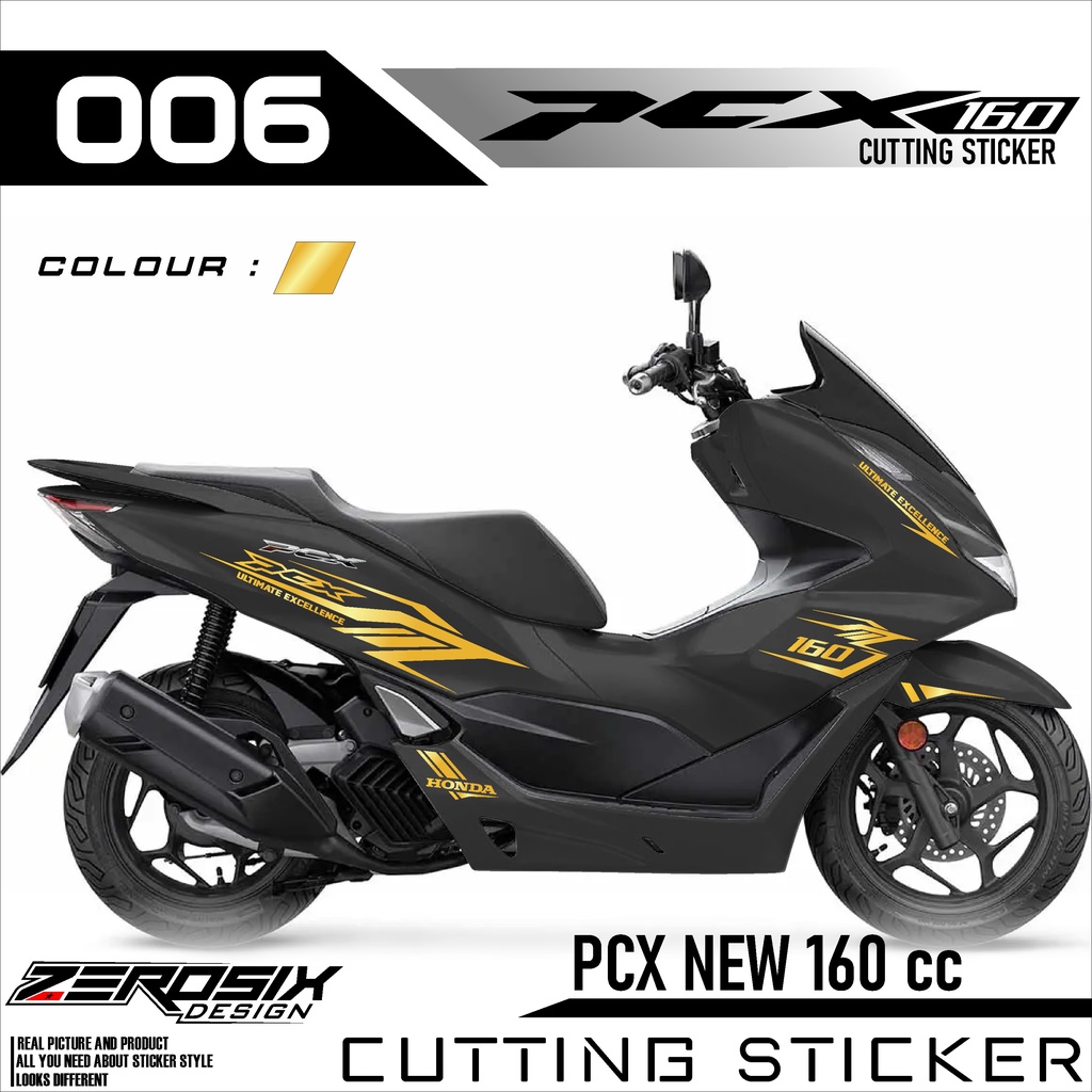 Jual Cutting Sticker - Aksesoris Motor Stiker Honda PCX 160 cc Skotlet ...