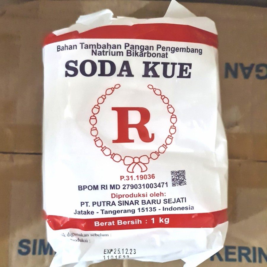 Jual soda kue R 1kg / baking soda natrium bikarbonat 1 kg soda R 1kg Shopee Indonesia