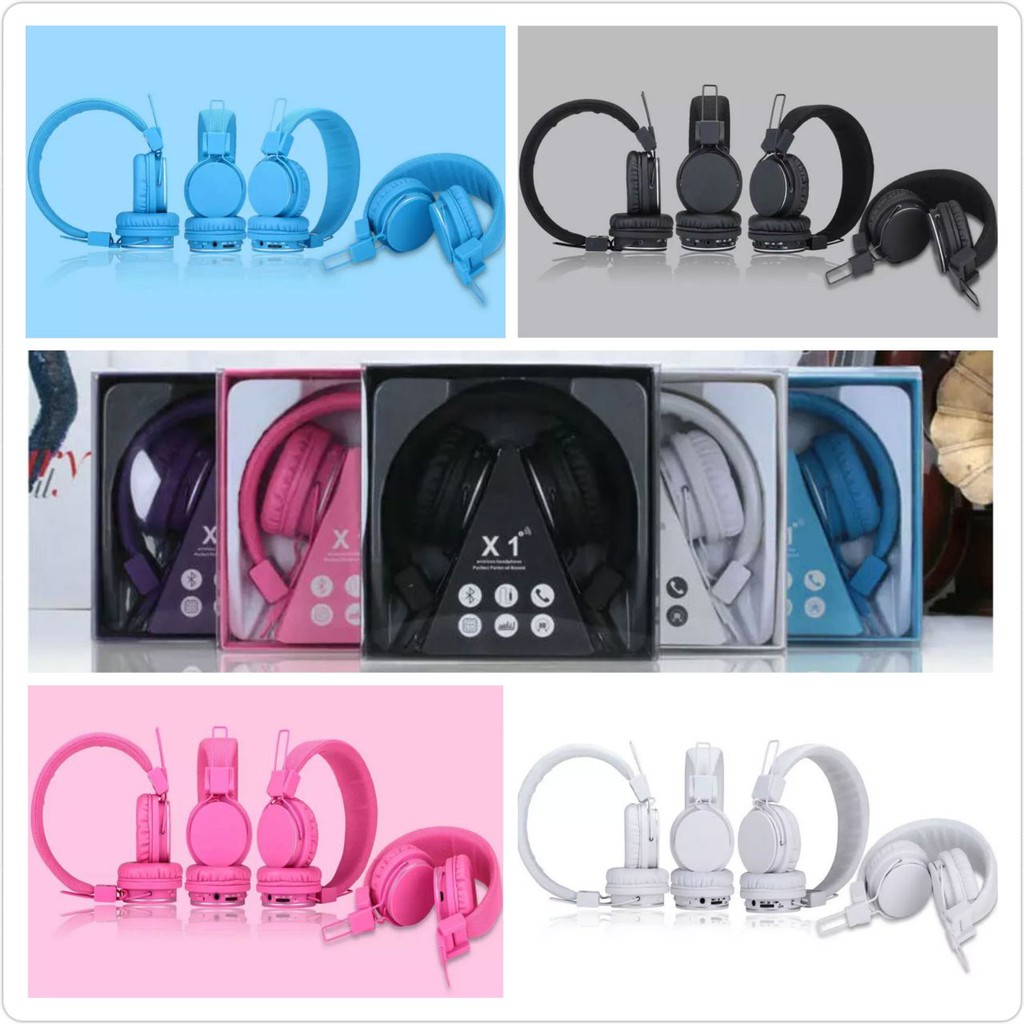 Jual REXUS X1 BLUETOOTH WIRELESS HEADPHONE | Shopee Indonesia