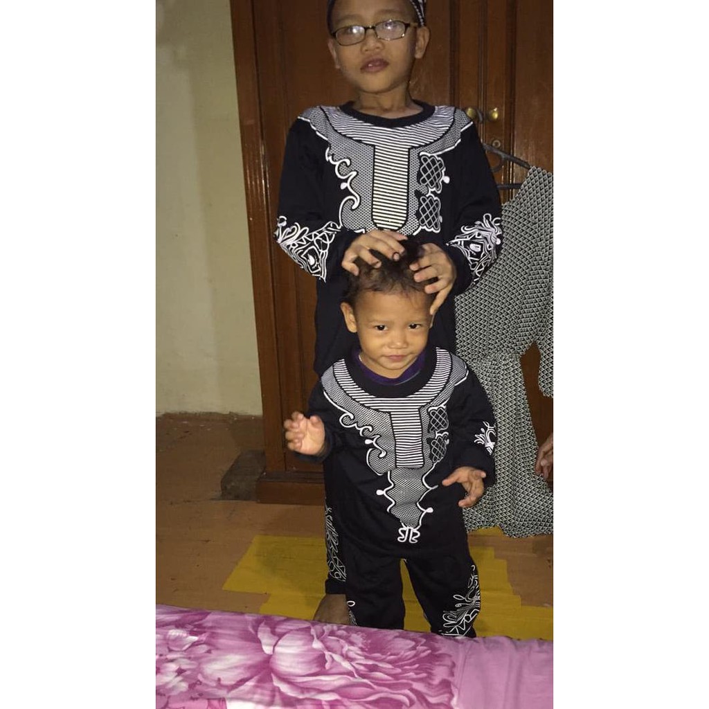 Jual BAJU KOKO BLACK PANTHER PAKAIAN MUSLIM ANAK LAKI PREMIUM MEWAH