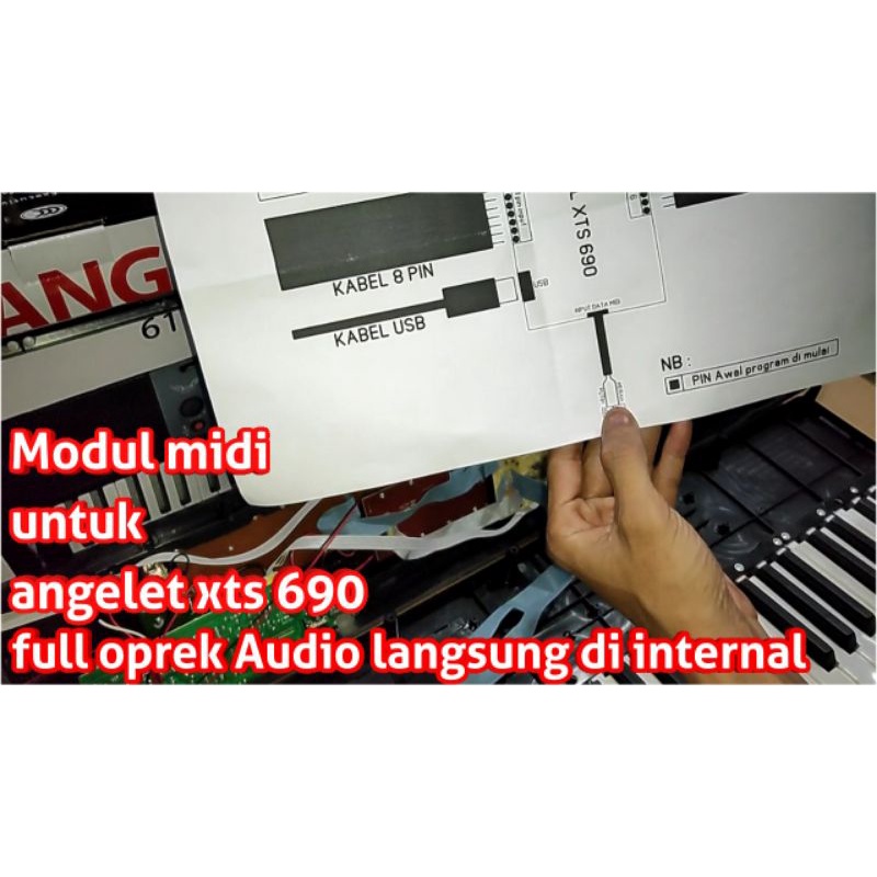 Jual Modul Midi Keyboard Angelet XTS 690 ( tidak support untuk pro ...