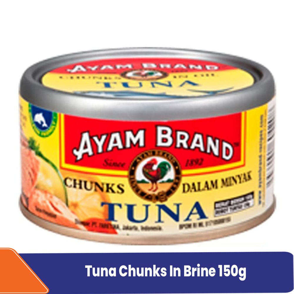 Jual Ikan Tuna Kaleng Dalam Air Garam Ayam Brand Chunks In Brine 150g