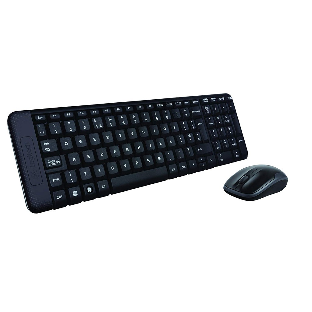 Jual Keyboard Mouse Wireless Logitech MK220 COMBO Original Compact ...