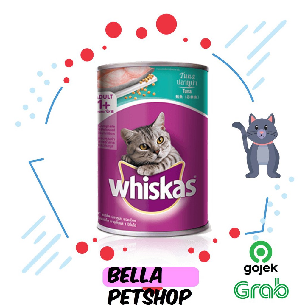 Jual Whiskas Kaleng Makanan Kucing Basah Rasa Tuna 400gr Shopee Indonesia