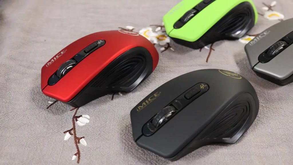 Jual Mouse Gaming Nirkabel Wireless USB Mouse Ergonomis 2000DPI Normal ...