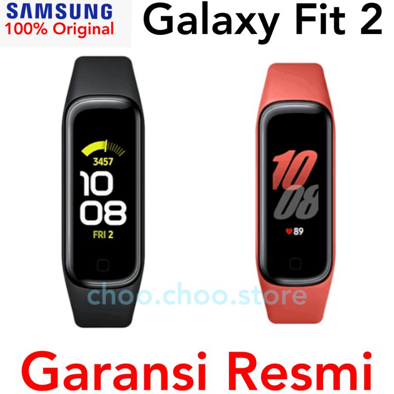 Jual Samsung Galaxy Fit 2 Garansi Resmi Smartwatch Smartband Jam Hitam Merah Shopee Indonesia