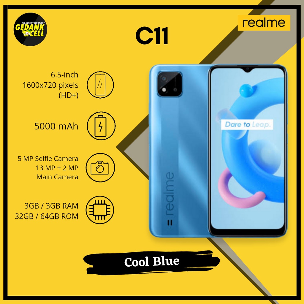 Jual REALME C11 2021 2/32 4/64GB - Baru New Resmi | Shopee Indonesia