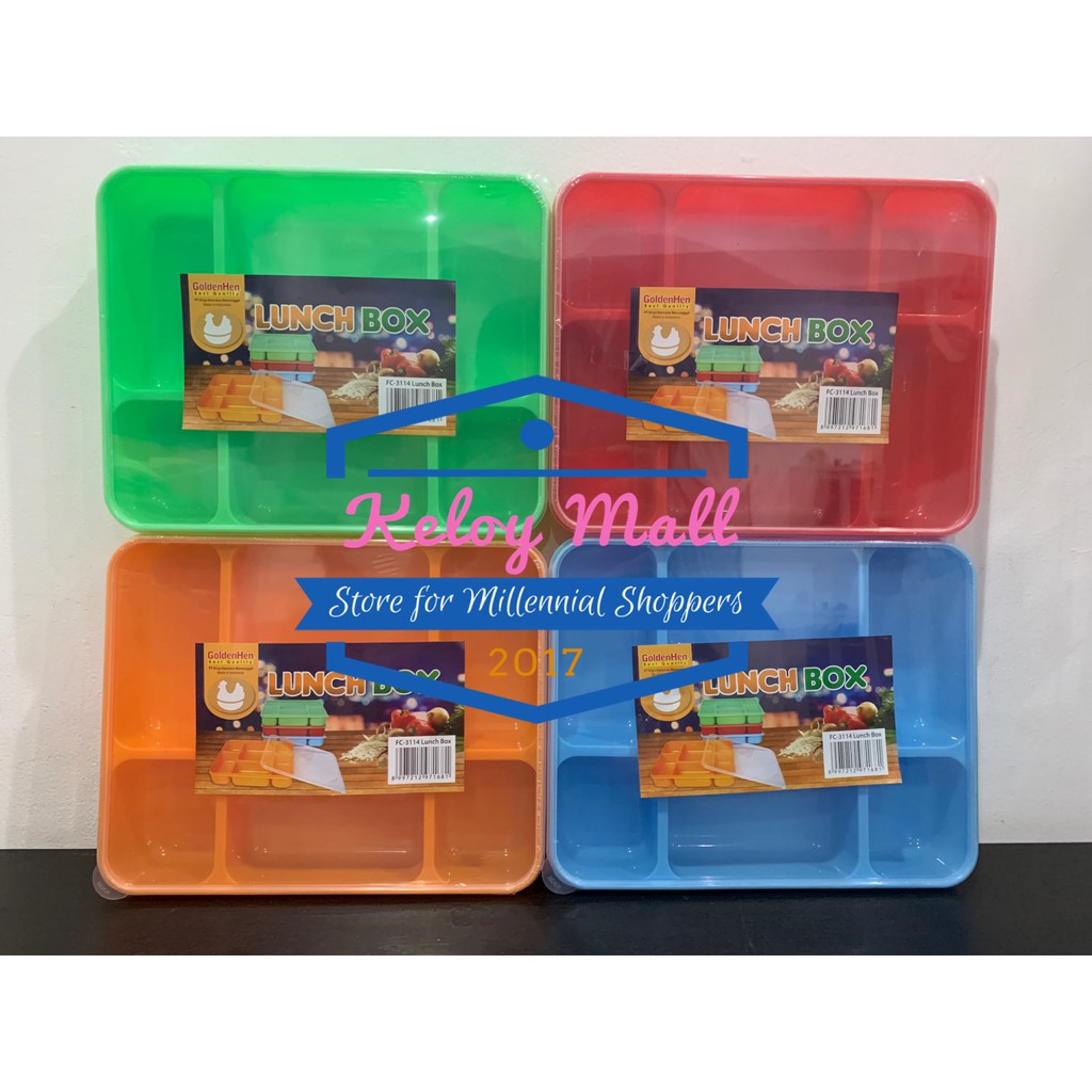 Jual Kotak Makan Rantang Katering Lunchbox 6 Sekat | Shopee Indonesia