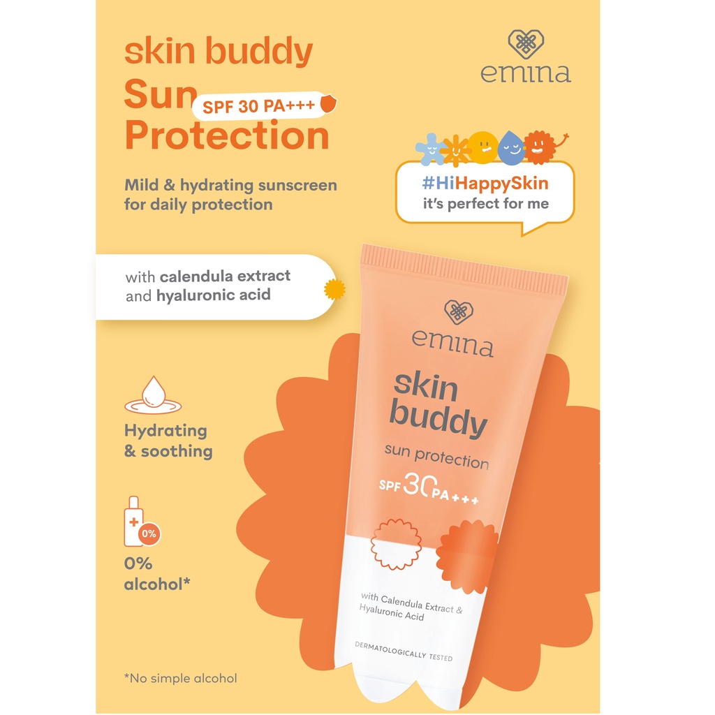 Jual Emina Skin Buddy Sun Protection SPF 30 PA +++ 60 ml Sunscreen