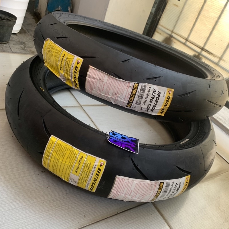 ダンロップ α-13 SP 110/70R17 150/60R17 【公式通販】