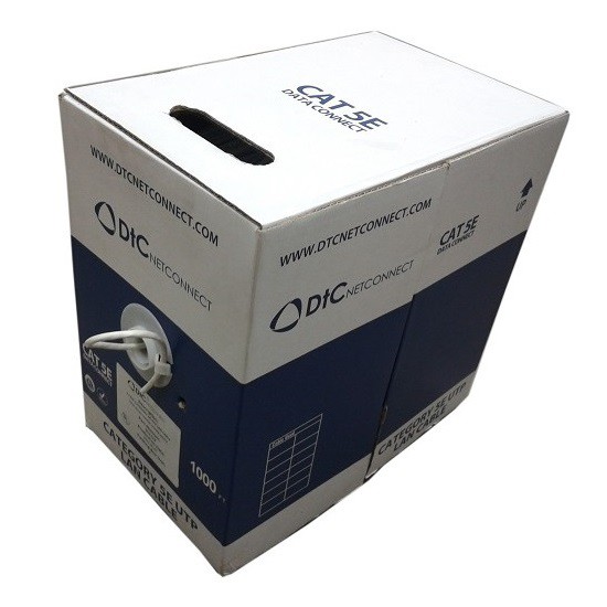 Jual DTC-Netconnect 11110 Cable UTP Cat 5e Solid [White] | Shopee Indonesia