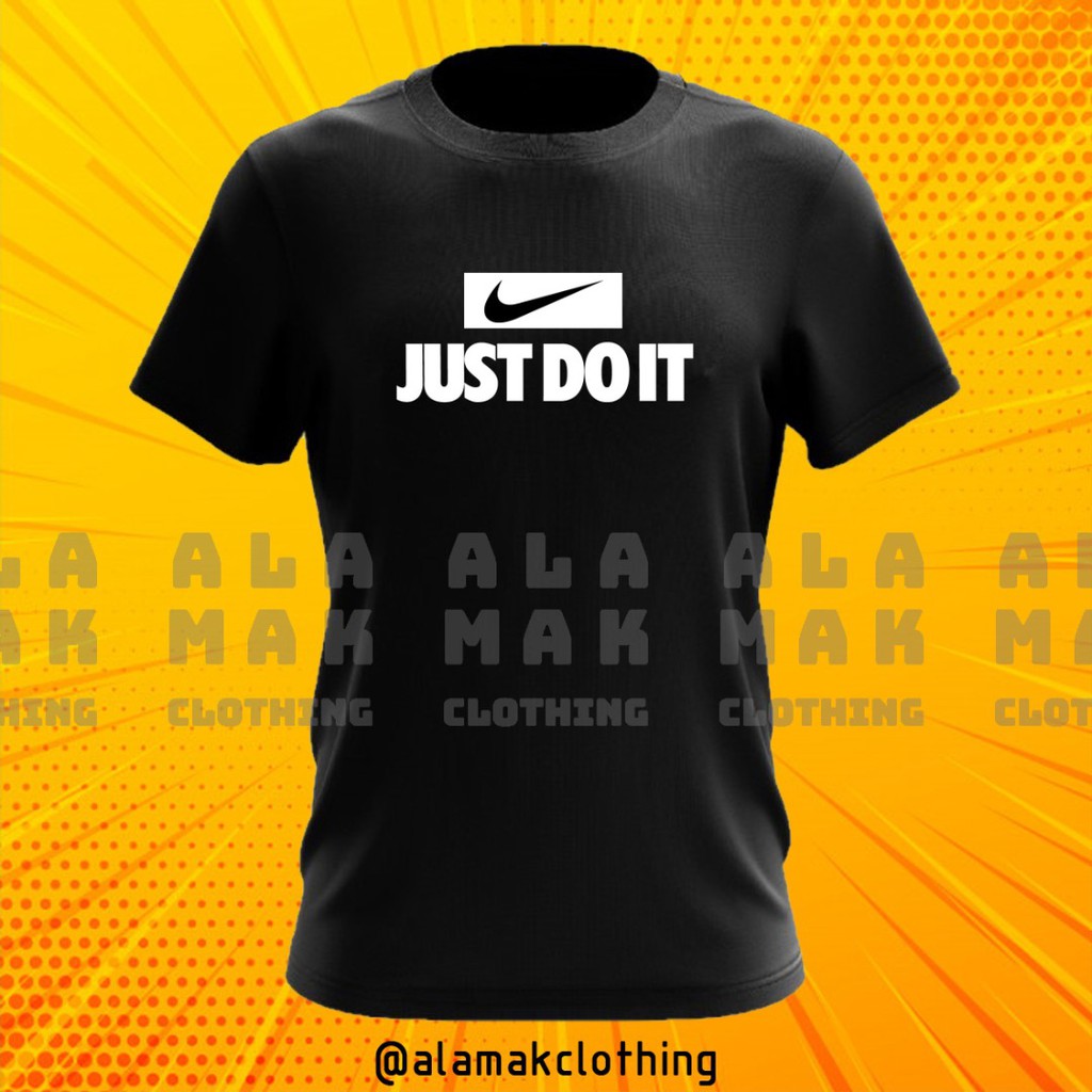 Jual BAJU PROMOSI HEBAT BAJU NIKE SHIRT JUST DO IT BAJU LELAKI
