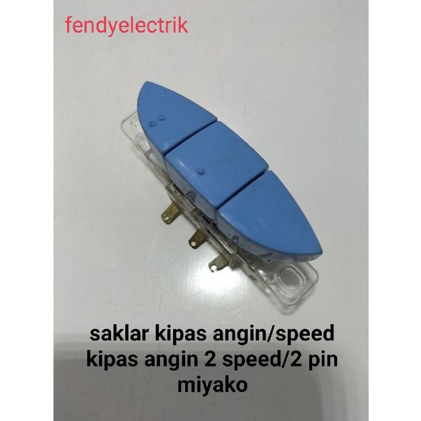 Jual Saklar kipas angin speed pengaturan kecepatan MIYAKO 9"INCH