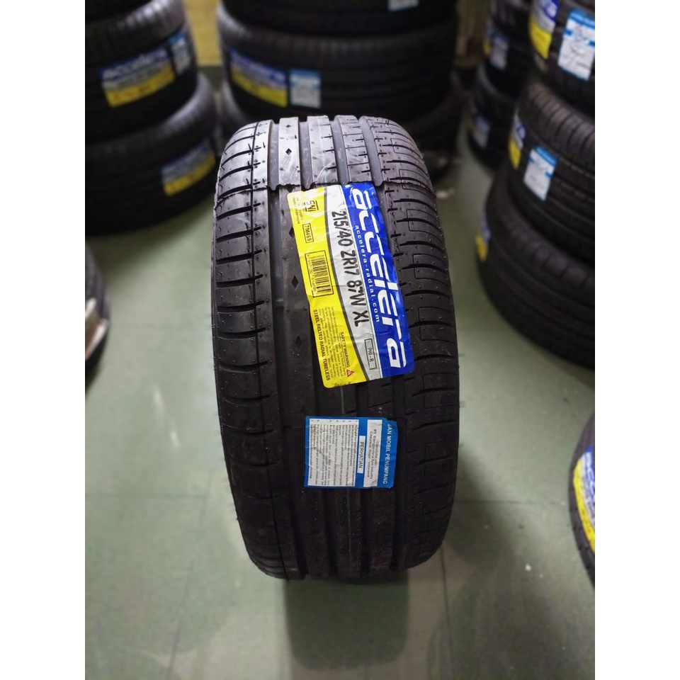 Jual BAN MOBIL R17 MERK 215 40 R17 MERK ACCELERA PHI BUAT YARIS, SWIFT ...