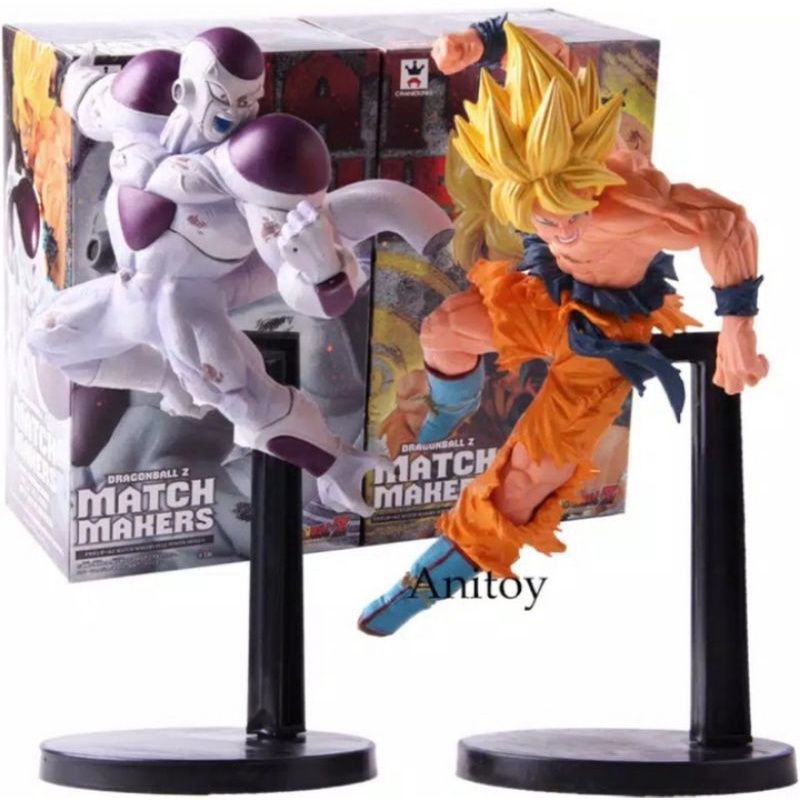 Jual ACTION FIGURE DRAGON BALL Z MATCH MAKERS SON GOKU FREEZER