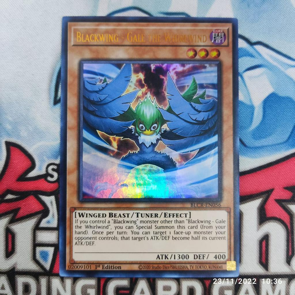 Jual Yugioh Blackwing Gale The Whirlwind Blcr Ultra Rare 1st Original Shopee Indonesia 4474