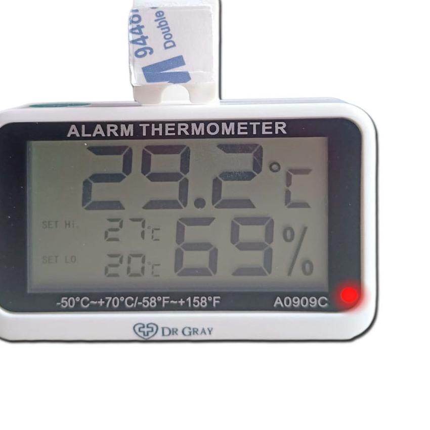 Jual Ω Dr Gray Digital Thermometer Kulkas Alarm Model A0909C Termometer ...