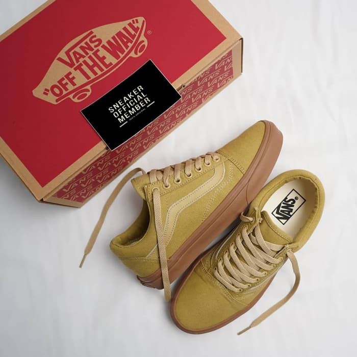 Vans old skool clearance ivy green light gum