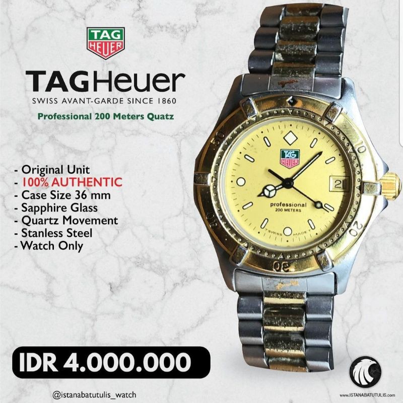 Tag heuer watch clearance harga