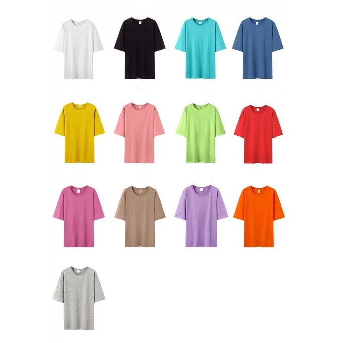 warna baju t shirt