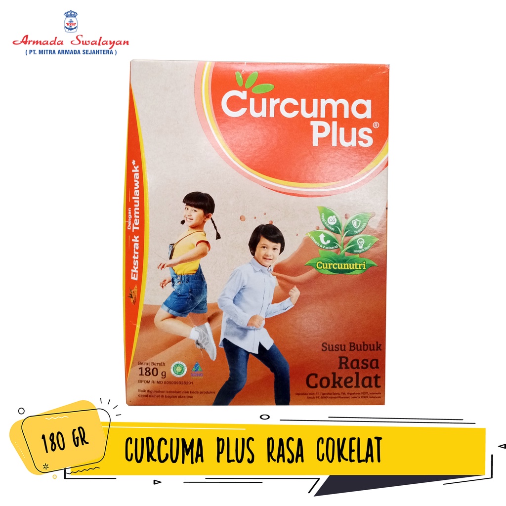 Jual Susu Curcuma Plus Madu | Curcuma Plus Cokelat 180g | Shopee Indonesia