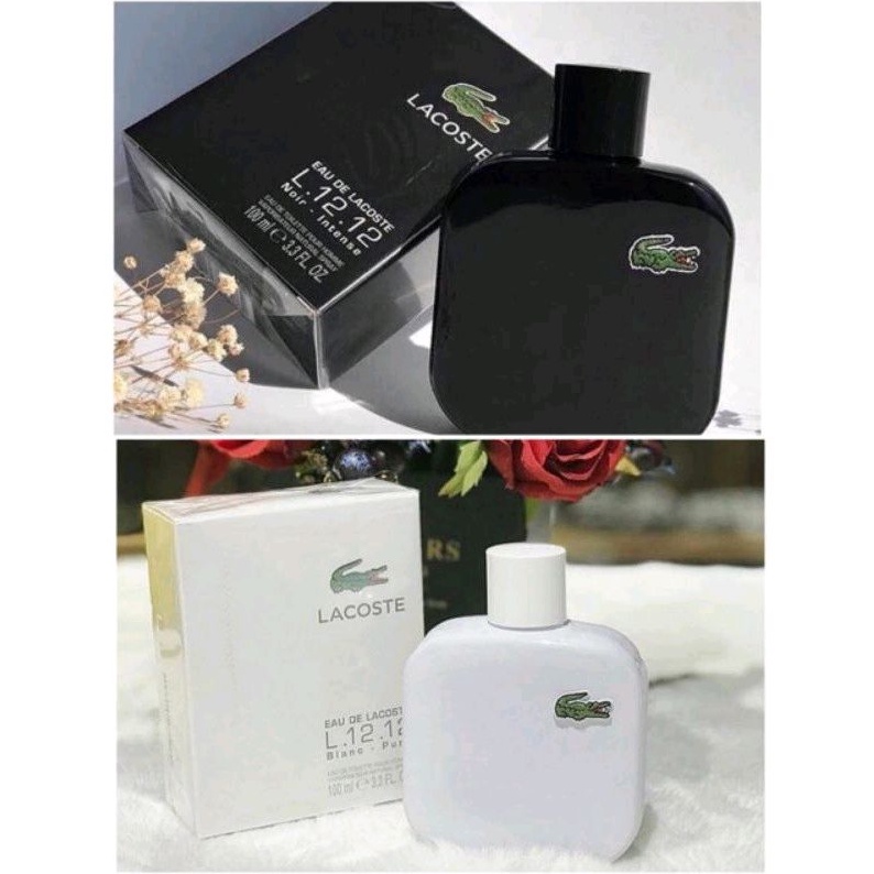 Jual Parfum Pria LACOSTE NOIR Black BLANC White Original 100 ML