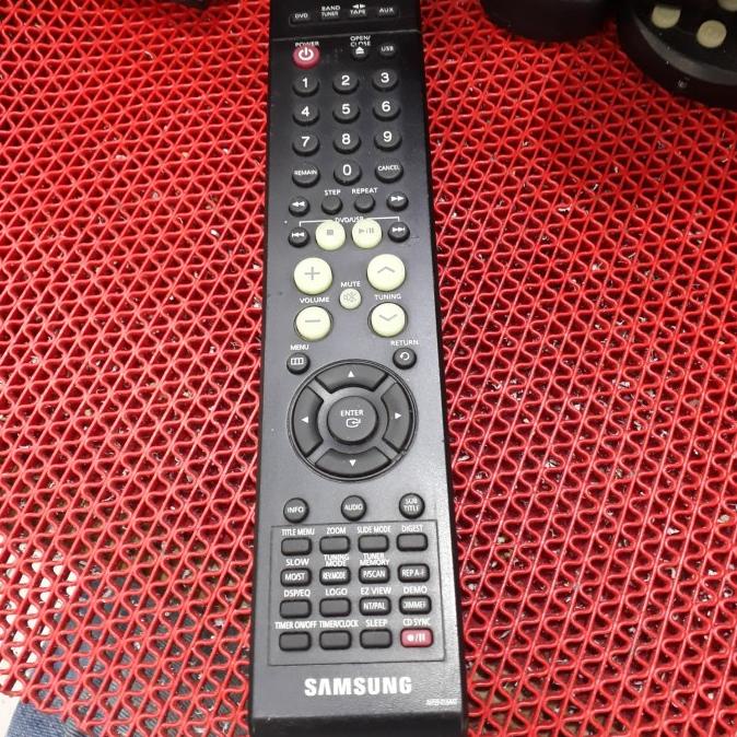Jual REMOT DVD HOME THEATER SAMSUNG AH5901644T,AUX,DIMMER,TUNER ORI