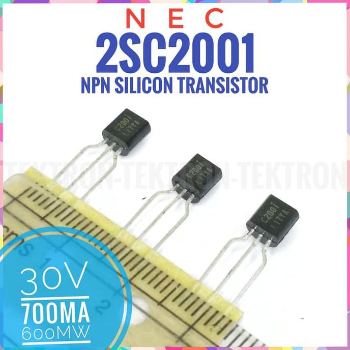 Jual NEC 2SC2001 NPN Silicon Transistor 30V 700mA 600mW Asli Original ...