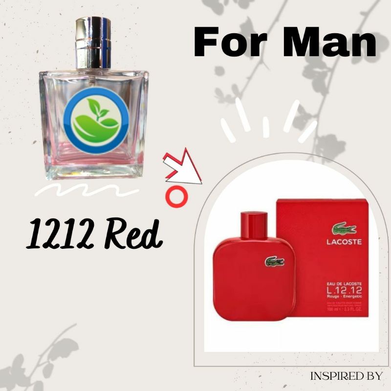 Parfum Isi Ulang 1212 RED Red Lacoste