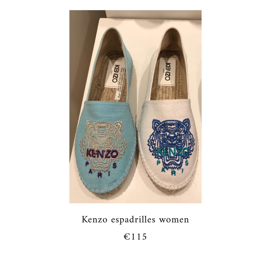 Kenzo women espadrilles authentic eropa asli