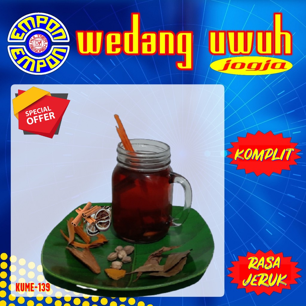 Jual Minuman Herbal Wedang Uwuh Komplit Jeruk Rempah Temulawak Kapulaga Jahe Sereh Secang Khas 9387