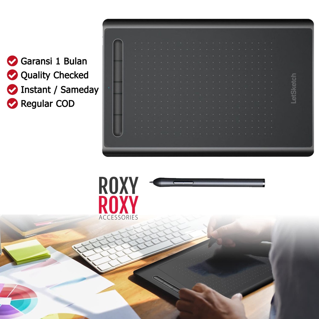 Jual LetSketch 9625 Graphic Tablet Desain Pen Tablet Untuk Desain