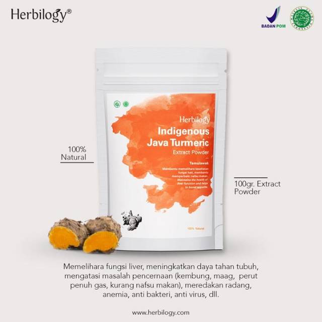 Jual HERBILOGY Indigenous Java Turmeric | Shopee Indonesia